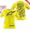 PREMIUM JUST FCKN GONNA SEND IT – CUSTOM NAME – ALPINESTARS - YELLOW - T-SHIRT