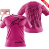 PREMIUM JUST FCKN GONNA SEND IT – CUSTOM NAME – ALPINESTARS - PINK 1 - T-SHIRT