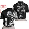 TILL THE FUCKIN FREAKIN TRAINING WHEEL FALL OFF - LIMITED EDITION - CUSTOM NAME - SEA DOO - BLACK - POLO SHIRT