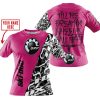 TILL THE FUCKIN FREAKIN TRAINING WHEEL FALL OFF - LIMITED EDITION - CUSTOM NAME - SKI DOO - PINK 1 - T-SHIRT
