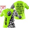 TILL THE FUCKIN FREAKIN TRAINING WHEEL FALL OFF - LIMITED EDITION - CUSTOM NAME - SKI DOO - NEON - T-SHIRT