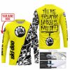 TILL THE FUCKIN FREAKIN TRAINING WHEEL FALL OFF - LIMITED EDITION - CUSTOM NAME - SKI DOO - YELLOW - JERSEY