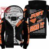PREMIUM JUST FCKN GONNA SEND IT – CUSTOM NAME – FXR - BLACK - FLEECE ZIP HOODIE