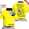 PREMIUM JUST FCKN GONNA SEND IT – CUSTOM NAME – CAN AM - YELLOW - POLO SHIRT