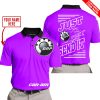 PREMIUM JUST FCKN GONNA SEND IT – CUSTOM NAME – CAN AM - PURPLE - POLO SHIRT
