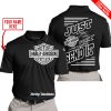 PREMIUM JUST FCKN GONNA SEND IT – CUSTOM NAME – HARLEY DAVIDSON - BLACK - POLO SHIRT