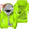 PREMIUM JUST FCKN GONNA SEND IT – CUSTOM NAME – FLY RACING - NEON - FLEECE ZIP HOODIE