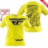 PREMIUM JUST FCKN GONNA SEND IT – CUSTOM NAME – FLY RACING - YELLOW - T-SHIRT