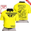PREMIUM JUST FCKN GONNA SEND IT – CUSTOM NAME – FLY RACING - YELLOW - POLO