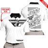 PREMIUM JUST FCKN GONNA SEND IT – CUSTOM NAME – FLY RACING - WHITE - POLO