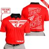 PREMIUM JUST FCKN GONNA SEND IT – CUSTOM NAME – FLY RACING - RED - POLO