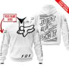 PREMIUM JUST FCKN GONNA SEND IT – CUSTOM NAME – FOX RACING - WHITE