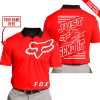 PREMIUM JUST FCKN GONNA SEND IT – CUSTOM NAME – FOX RACING - RED - POLO SHIRT