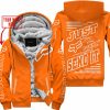 PREMIUM JUST FCKN GONNA SEND IT – CUSTOM NAME – FOX RACING - ORANGE - FLEECE ZIP HOODIE