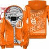 PREMIUM JUST FCKN GONNA SEND IT – CUSTOM NAME – HUSQVARNA - ORANGE - FLEECE ZIP HOODIE