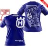 PREMIUM JUST FCKN GONNA SEND IT – CUSTOM NAME – HUSQVARNA - NAVY - T-SHIRT