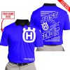 PREMIUM JUST FCKN GONNA SEND IT – CUSTOM NAME – HUSQVARNA - BLUE - POLO