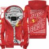 PREMIUM JUST FCKN GONNA SEND IT – CUSTOM NAME – RED BULL – RED - FLEECE ZIP HOODIE