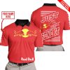 PREMIUM JUST FCKN GONNA SEND IT – CUSTOM NAME – RED BULL – RED - POLO SHIRT