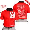 PREMIUM JUST FCKN GONNA SEND IT – CUSTOM NAME – HUSQVARNA - RED - POLO SHIRT