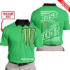 PREMIUM JUST FCKN GONNA SEND IT – CUSTOM NAME – MONSTER - GREEN - POLO SHIRT