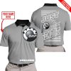 PREMIUM JUST FCKN GONNA SEND IT – CUSTOM NAME – SEA DOO - GREY - POLO SHIRT