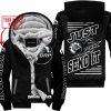 PREMIUM JUST FCKN GONNA SEND IT – CUSTOM NAME – SEA DOO - BLACK - FLEECE ZIP HOODIE