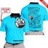 PREMIUM JUST FCKN GONNA SEND IT – CUSTOM NAME – SEA DOO - SKY BLUE - POLO SHIRT