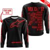 MX DAD - PERSONALISED GIFTS FOR CHILDREN & ADULTS - ALPINESTARS - RED - T-SHIRT