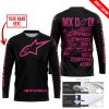 MX DAD - PERSONALISED GIFTS FOR CHILDREN & ADULTS - ALPINESTARS - PINK 1 - JERSEY