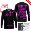 MX DAD - PERSONALISED GIFTS FOR CHILDREN & ADULTS - ALPINESTARS - PINK - JERSEY