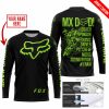 MX DAD - PERSONALISED GIFTS FOR CHILDREN & ADULTS - FOX RACING - GREEN 1 BLACK - JERSEY