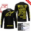 MX DAD - PERSONALISED GIFTS FOR CHILDREN & ADULTS - ALPINESTARS - YELLOW - JERSEY