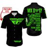 MX DAD - PERSONALISED GIFTS FOR CHILDREN & ADULTS - FLY RACING - GREEN - BUTTON SHIRT