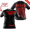 MX DAD - PERSONALISED GIFTS FOR CHILDREN & ADULTS - FLY RACING - RED - T-SHIRT