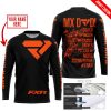 MX DAD - PERSONALISED GIFTS FOR CHILDREN & ADULTS - FXR - BLACK ORANGE - JERSEY