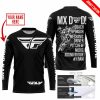 MX DAD - PERSONALISED GIFTS FOR CHILDREN & ADULTS - FLY RACING - WHITE - JERSEY