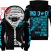 MX DAD - PERSONALISED GIFTS FOR CHILDREN & ADULTS - FLY RACING - WHITE - FLEECE ZIP HOODIE