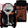 MX DAD - PERSONALISED GIFTS FOR CHILDREN & ADULTS - KTM - BLACK ORANGE - FLEECE ZIP HOODIE