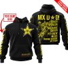 MX DAD - PERSONALISED GIFTS FOR CHILDREN & ADULTS - ROCKSTAR - BLACK YELLOW