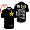 MX DAD - PERSONALISED GIFTS FOR CHILDREN & ADULTS - ROCKSTAR - WHITE - BUTTON SHIRT