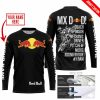 MX DAD - PERSONALISED GIFTS FOR CHILDREN & ADULTS - RED BULL - BLACK WHITE - JERSEY