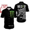 MX DAD - PERSONALISED GIFTS FOR CHILDREN & ADULTS - MONSTER - BLACK - BUTTON SHIRT
