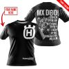 MX DAD - PERSONALISED GIFTS FOR CHILDREN & ADULTS - HUSQVARNA - BLACK WHITE - T-SHIRT