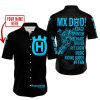 MX DAD - PERSONALISED GIFTS FOR CHILDREN & ADULTS - HUSQVARNA - BLACK SKY BLUE - BUTTON SHIRT