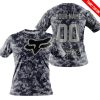 LIMITED EDITION PRODUCTS  - US NAVY - FOX RACING - CUSTOM NAME - T-SHIRT