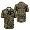 LIMITED EDITION PRODUCTS  - US ARMY V3 - FOX RACING - CUSTOM NAME - BUTTON SHIRT