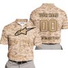 LIMITED EDITION PRODUCTS  - US MARINE - ALPINESTARS RACING - CUSTOM NAME - POLO SHIRT