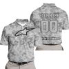 LIMITED EDITION PRODUCTS  - US ARMY V1 - ALPINESTARS RACING - CUSTOM NAME - POLO SHIRT