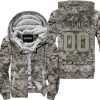LIMITED EDITION PRODUCTS  - US ARMY - ALPINESTARS RACING - CUSTOM NAME - FLEECE ZIP HOODIE